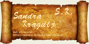 Sandra Kragulj vizit kartica